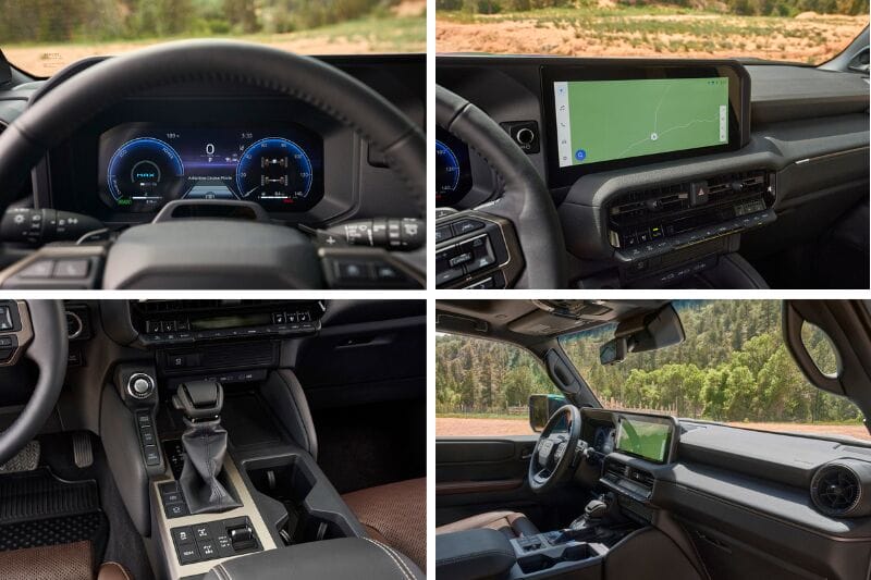 Interior del Toyota Land Cruiser FJ 2026 - Pantalla y conectividad