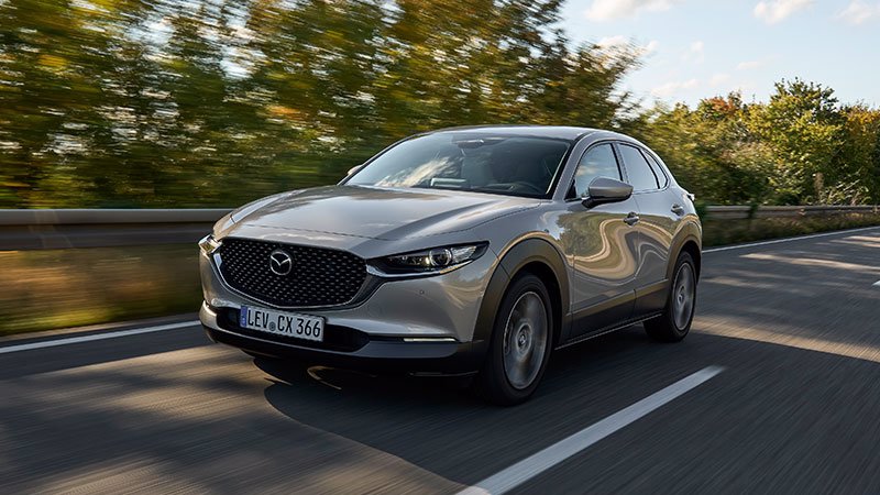Maletero del Mazda CX-30 con espacio limitado