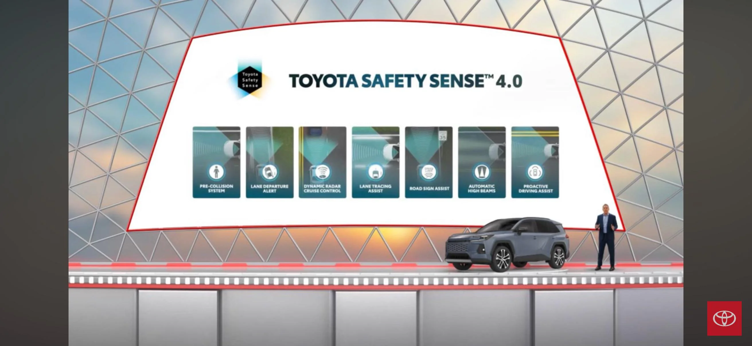 Toyota Safety Sense 4.0 tecnología de seguridad avanzada